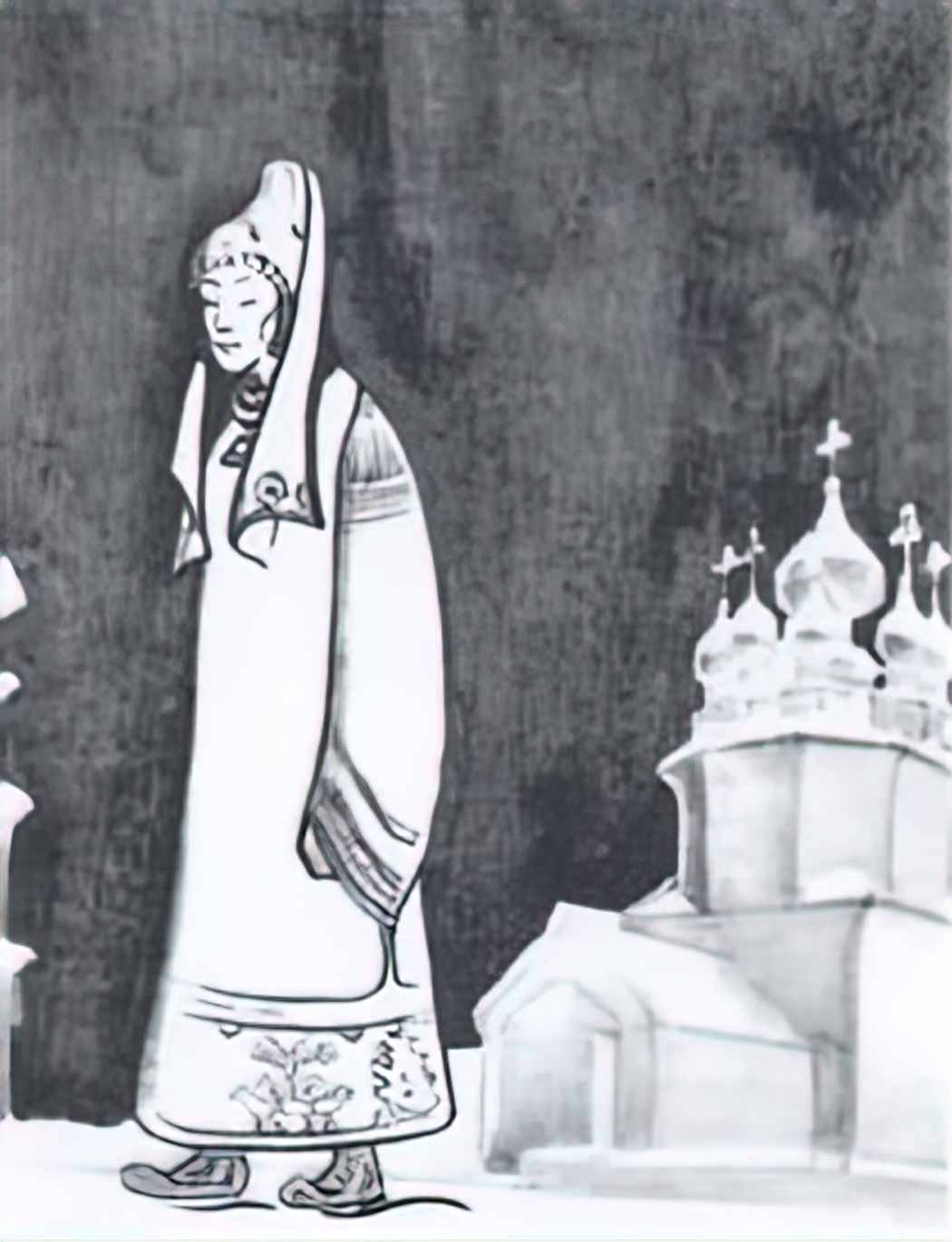 Nicholas Roerich snow maiden 1920 Art A4 Photo Print