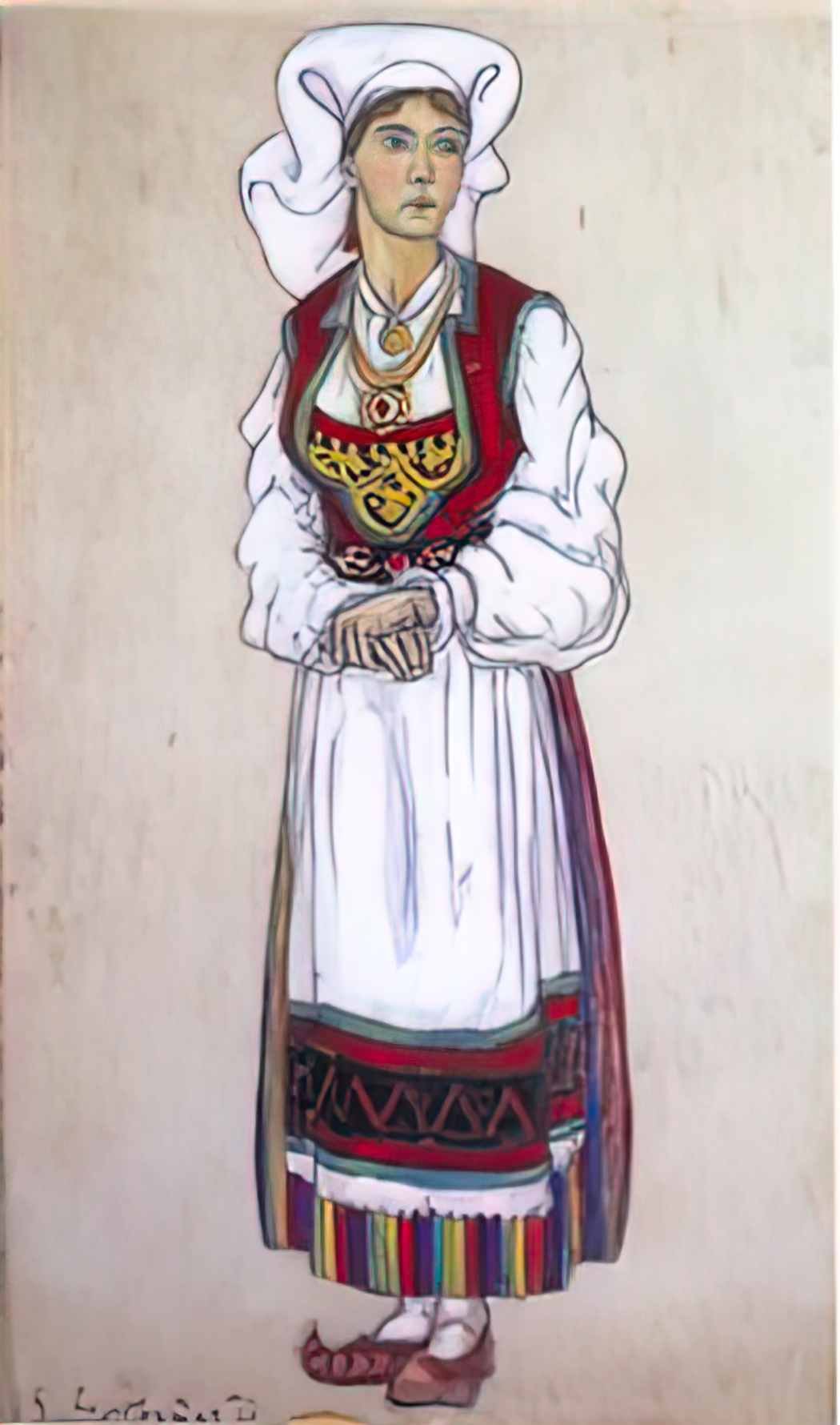 Nicholas Roerich solveig 1912 Art A4 Photo Print