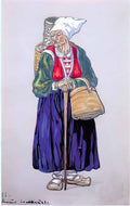 Nicholas Roerich solveig s mother 1912 Art A4 Photo Print