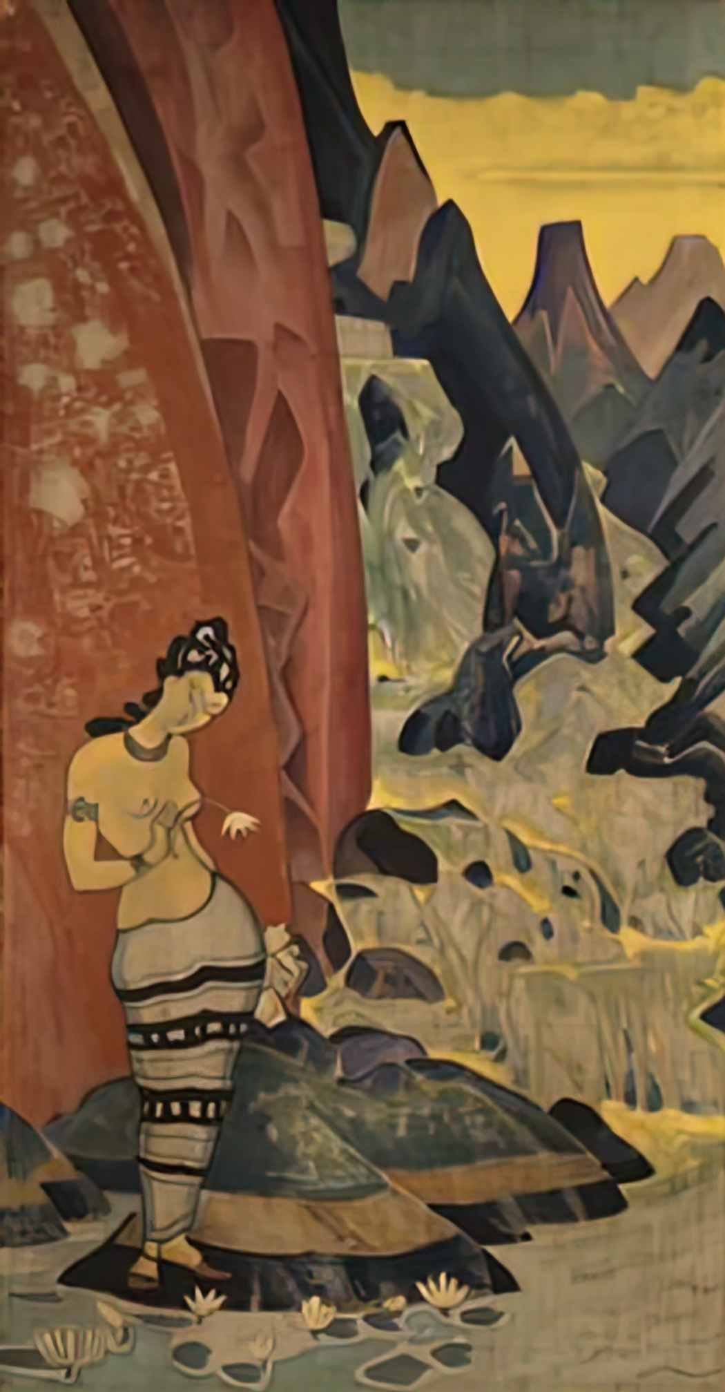 Nicholas Roerich song of waterfall 1920 Art A4 Photo Print