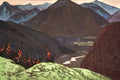 Nicholas Roerich squad of geser khan 1931 Art A4 Photo Print