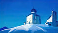 Nicholas Roerich st sergius hermitage Art A4 Photo Print