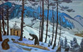 Nicholas Roerich st sergius the buildert 1925 Art A4 Photo Print