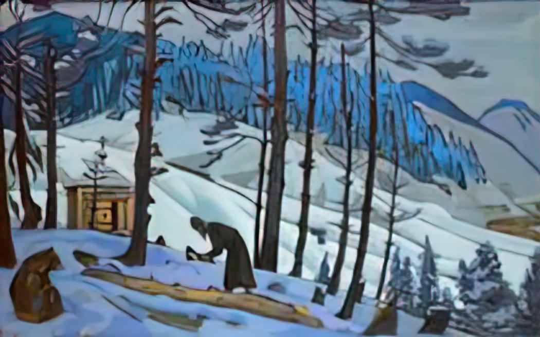 Nicholas Roerich st sergius the buildert 1925 Art A4 Photo Print