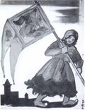 Nicholas Roerich standard bearer 1921 Art A4 Photo Print