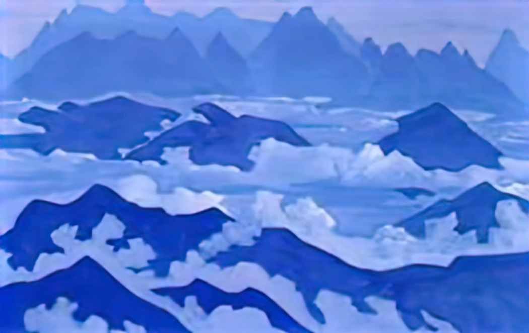 Nicholas Roerich steps of the himalayas 1924 Art A4 Photo Print