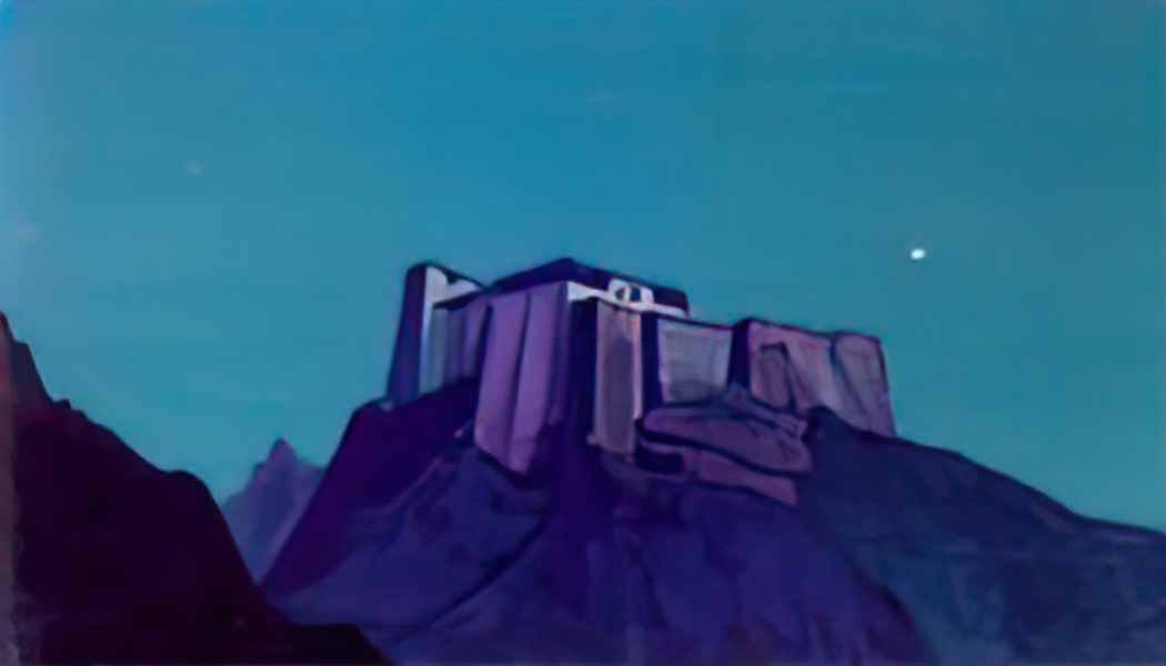 Nicholas Roerich stronghold of tibet Art A4 Photo Print