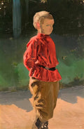 Nicholas Roerich study of boy Art A4 Photo Print