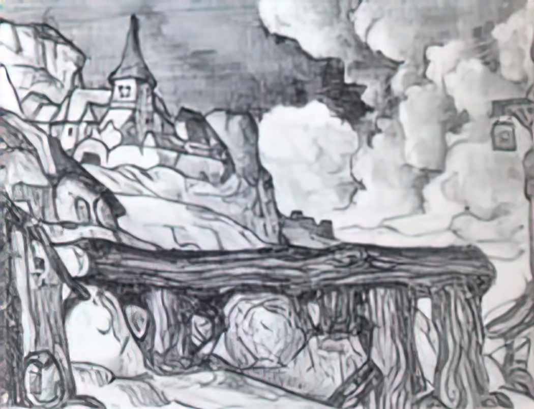 Nicholas Roerich study of decoration Art A4 Photo Print