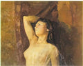 Nicholas Roerich study of female nude 1895 Art A4 Photo Print