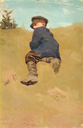 Nicholas Roerich study of lying boy 1894 Art A4 Photo Print