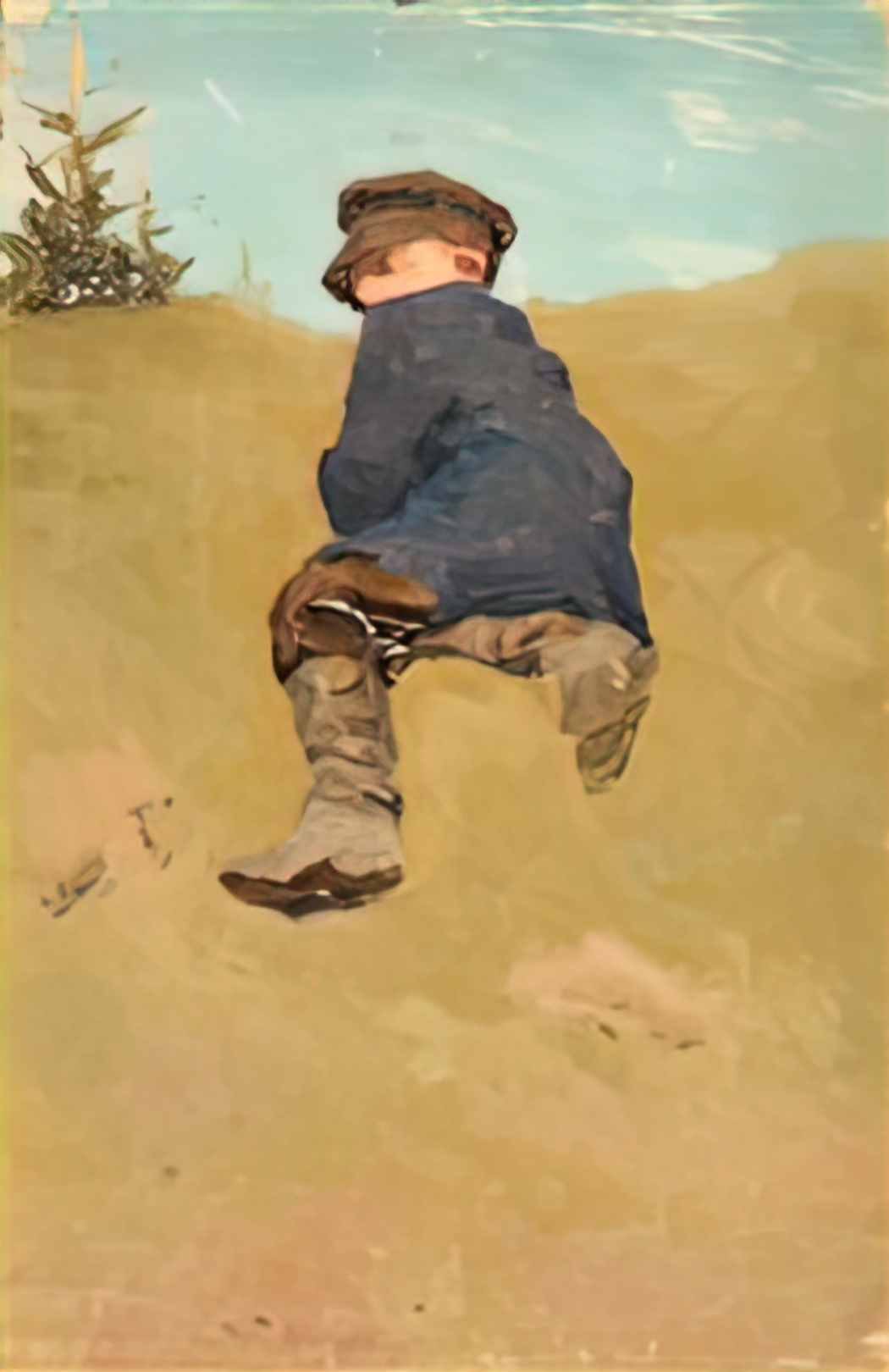 Nicholas Roerich study of lying boy 1894 Art A4 Photo Print