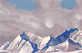 Nicholas Roerich study of mountains 4 Art A4 Photo Print