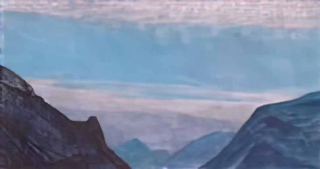 Nicholas Roerich study of mountains 8 Art A4 Photo Print