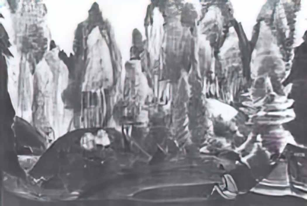 Nicholas Roerich study of scene design for snow maiden 1921 Art A4 Photo Print