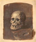 Nicholas Roerich study of skull 1894 Art A4 Photo Print