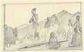 Nicholas Roerich study of walkers over the fire Art A4 Photo Print