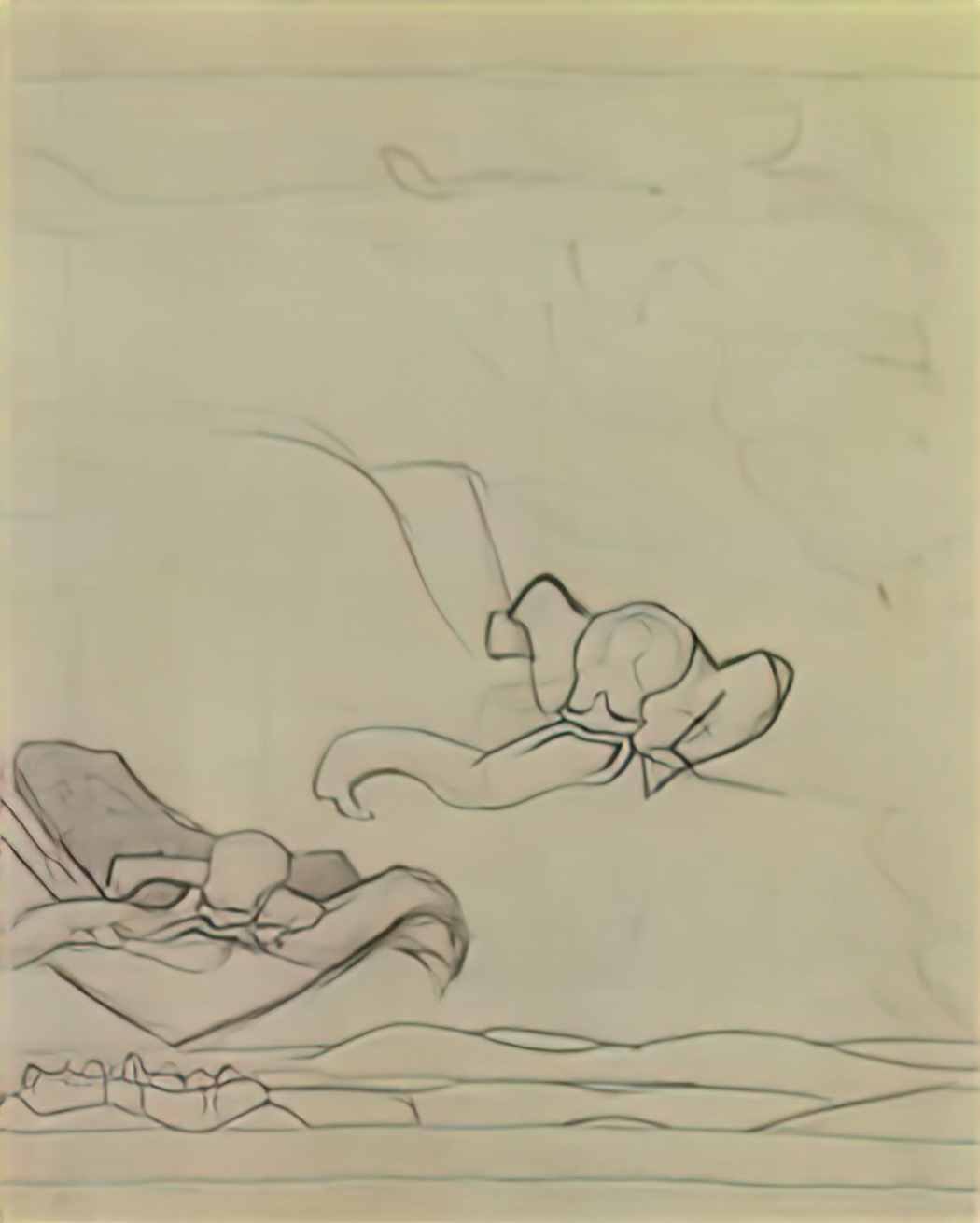 Nicholas Roerich study to flying carpet 1915 1 Art A4 Photo Print