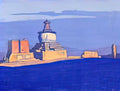 Nicholas Roerich stupa at chung chu 1928 Art A4 Photo Print