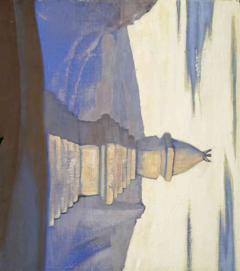 Nicholas Roerich stupa near sharugen A4 Photo Print