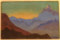 Nicholas Roerich sunrise in himalayas 1935 Art A4 Photo Print