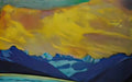 Nicholas Roerich sunset over malana Art A4 Photo Print