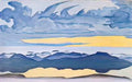 Nicholas Roerich sunset rider 1918 Art A4 Photo Print
