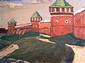 Nicholas Roerich suzdal walls of saviour euthimius monastery 1903 Art A4 Photo Print