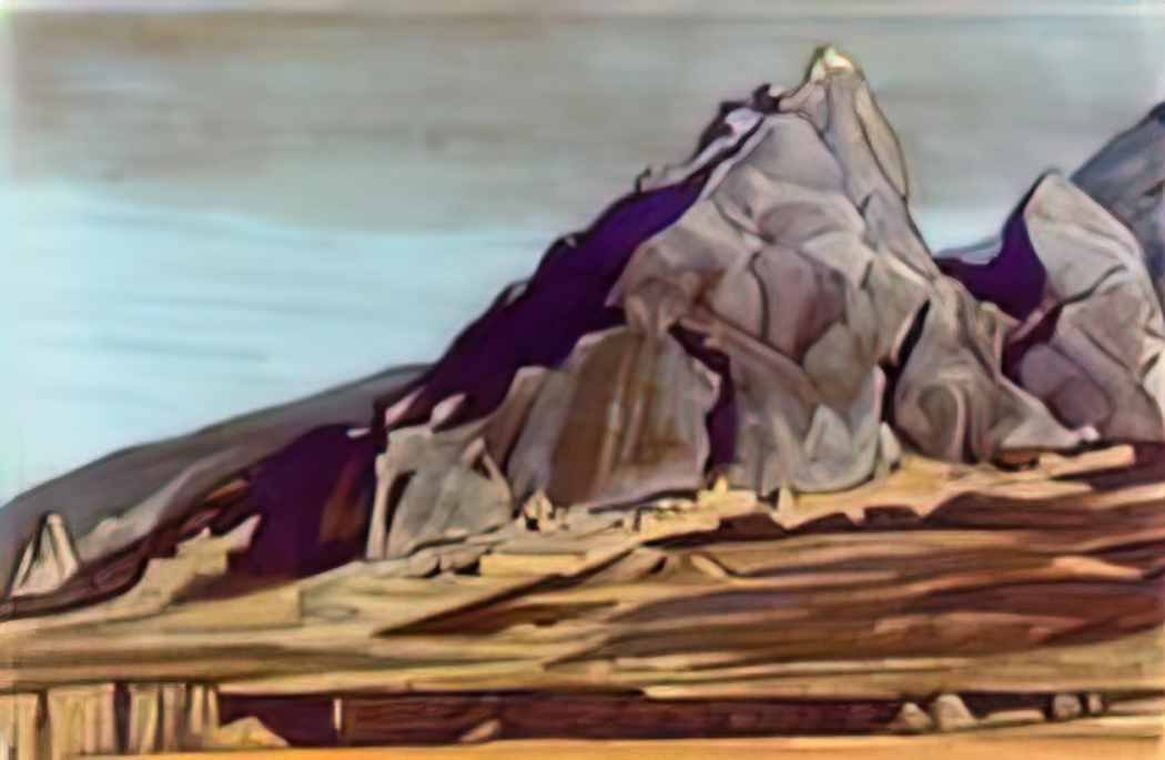 Nicholas Roerich temple 1924 Art A4 Photo Print