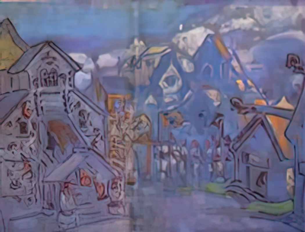 Nicholas Roerich terem 1915 Art A4 Photo Print