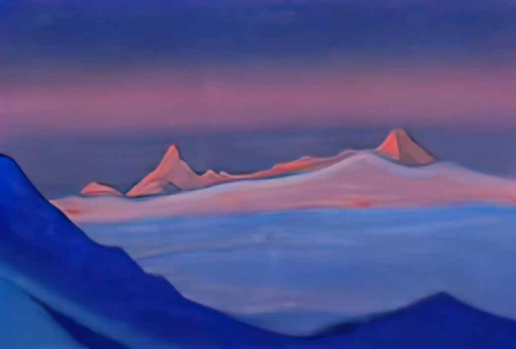 Nicholas Roerich thang la Art A4 Photo Print