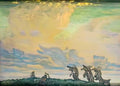 Nicholas Roerich the great sacrifice 1912 Art A4 Photo Print