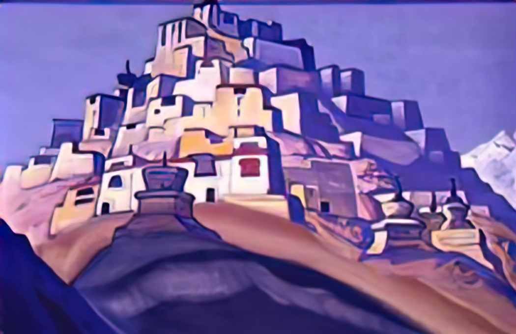 Nicholas Roerich the island of repose Art A4 Photo Print