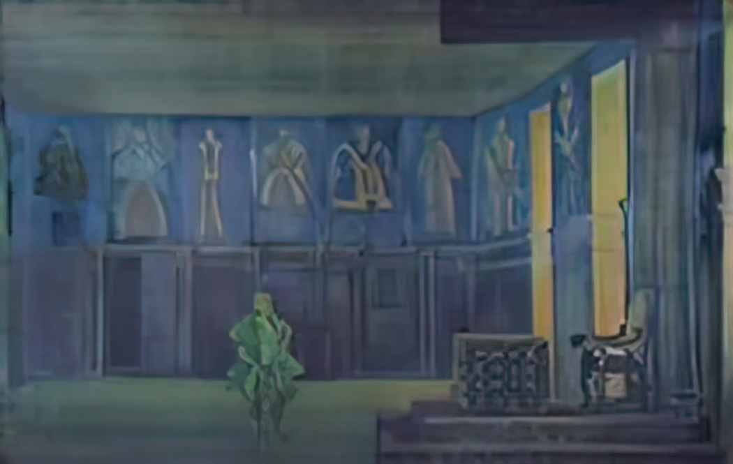 Nicholas Roerich the last king empty throne 1922 Art A4 Photo Print