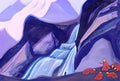 Nicholas Roerich the treasure diviner 1943 Art A4 Photo Print