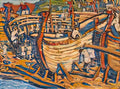 Nicholas Roerich they build the ships 1903 1 Art A4 Photo Print