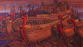 Nicholas Roerich they build the ships 1903 Art A4 Photo Print