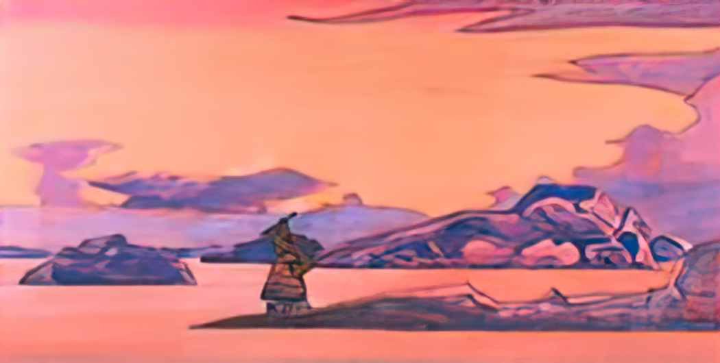 Nicholas Roerich three arrows 1923 Art A4 Photo Print