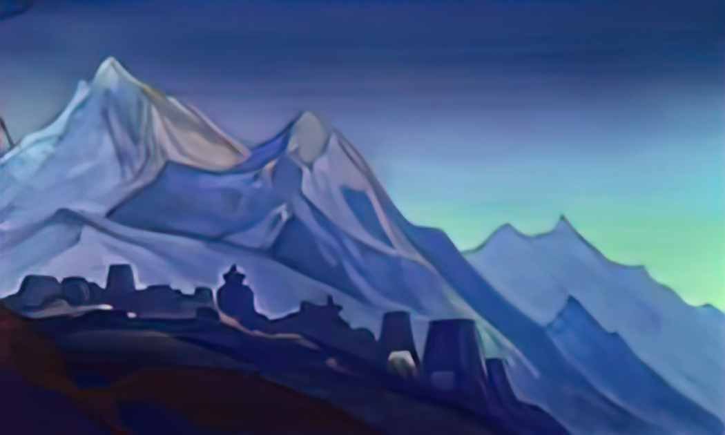 Nicholas Roerich tibet 1937 1 Art A4 Photo Print