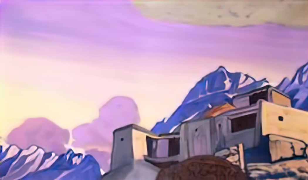 Nicholas Roerich tibet 1937 Art A4 Photo Print