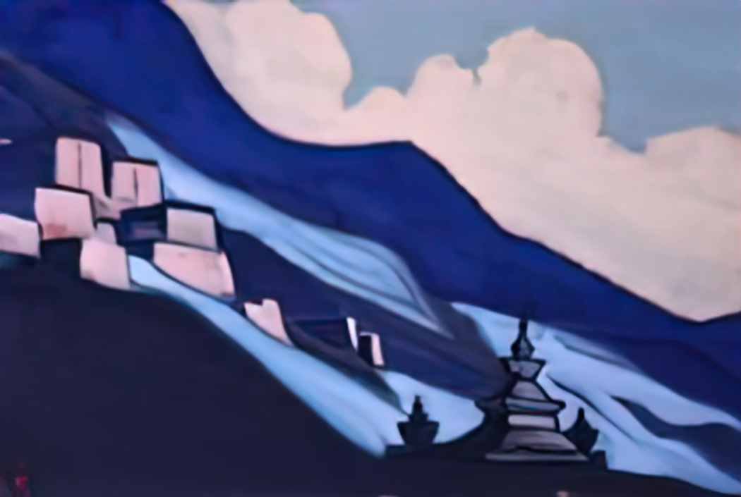 Nicholas Roerich tibet 1943 Art A4 Photo Print