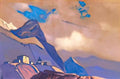 Nicholas Roerich tibet at brahmaputra 1936 Art A4 Photo Print