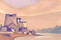 Nicholas Roerich tibet dzong 1936 Art A4 Photo Print