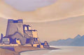 Nicholas Roerich tibet dzong Art A4 Photo Print