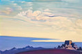 Nicholas Roerich tibet evening 1937 Art A4 Photo Print
