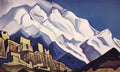 Nicholas Roerich tibet monastery in the mountains rakaposhi 1940 Art A4 Photo Print