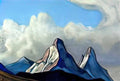 Nicholas Roerich tibet sacred stones mongolia Art A4 Photo Print