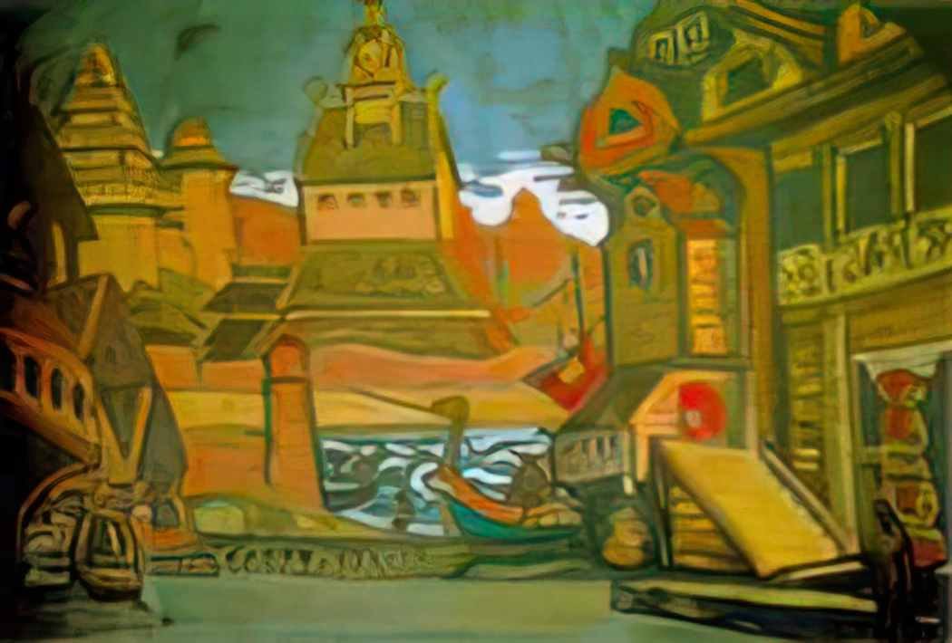 Nicholas Roerich tmutarakan 1919 Art A4 Photo Print