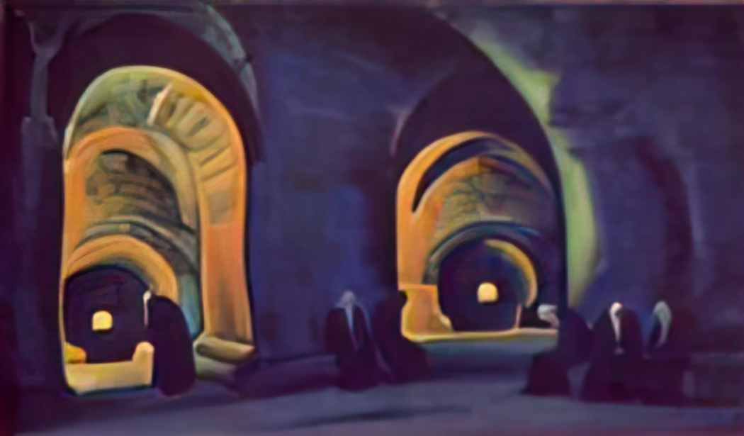 Nicholas Roerich tower of terror 1939 Art A4 Photo Print