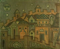 Nicholas Roerich towns 1914 Art A4 Photo Print